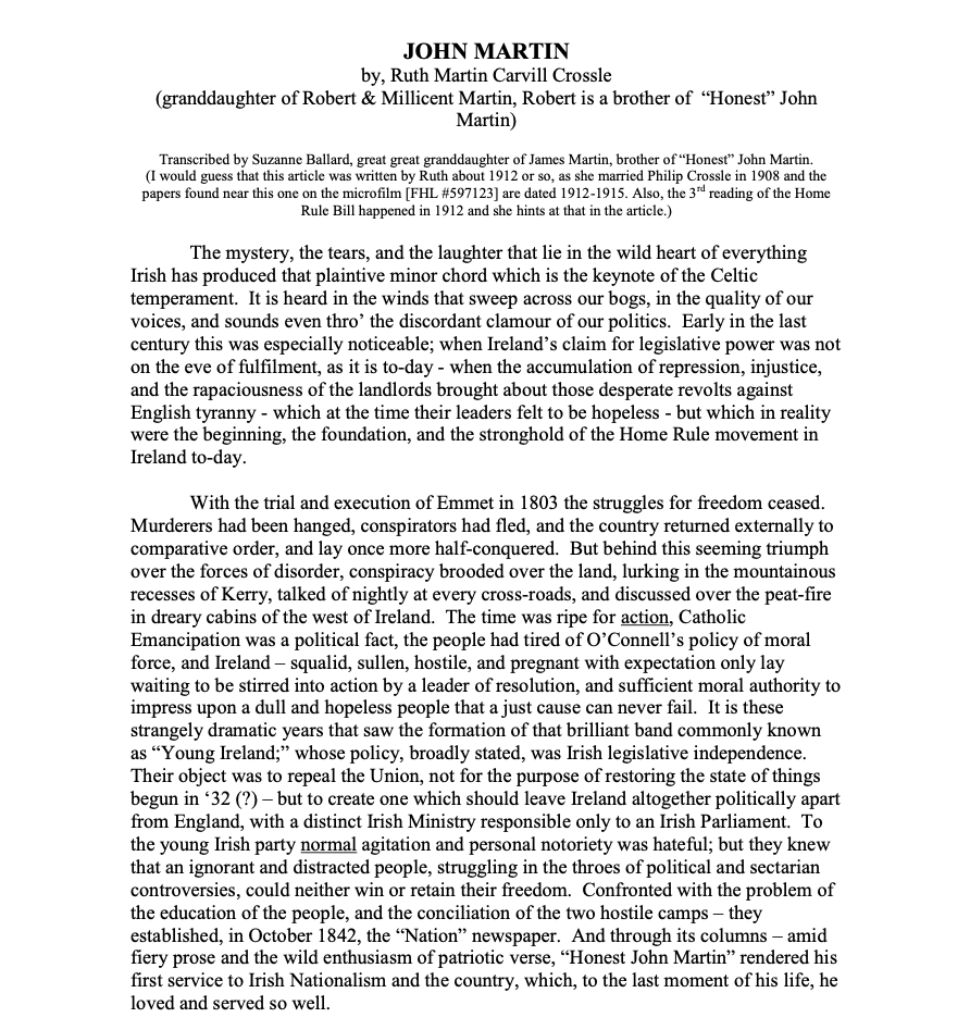 Essay on John Martin